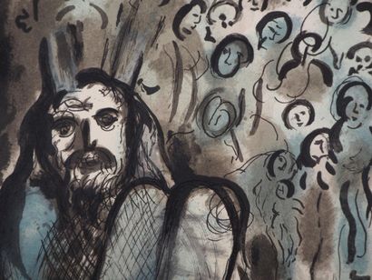 Marc CHAGALL (1887-1985)
Moïse, les Tables...