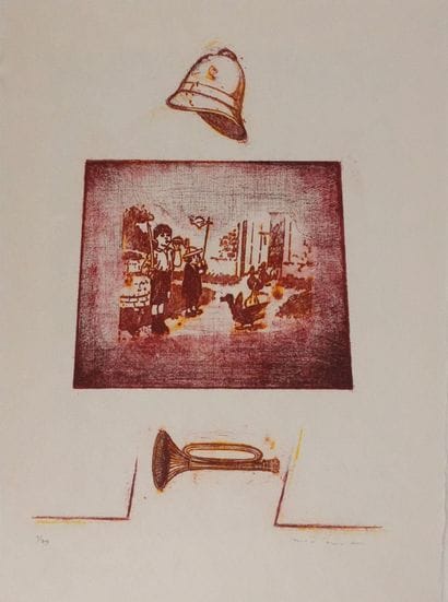 Max ERNST (1891–1976)
All in Line, 1972
Original...