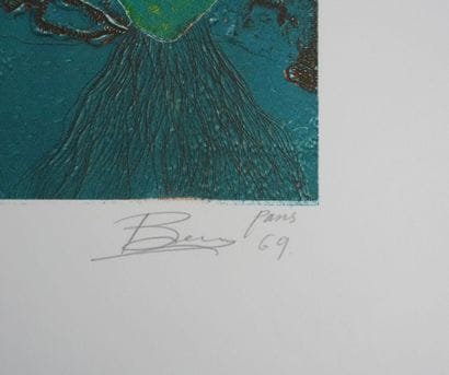 Ben BANAY (1915-2005)
Chance (vert), 1969
Gravure...