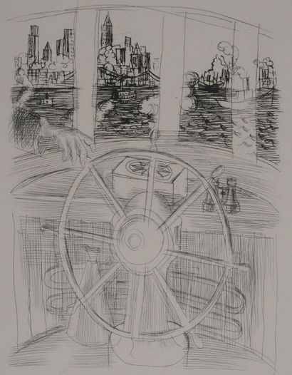 Raoul DUFY (1877–1953)
Arrival in New York
Original...