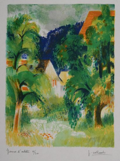 Paul COLLOMB (1921-2010)
Chemin en été
Lithographie...
