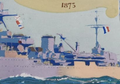 Albert BRENET (1903-2005)
Navires Duguay-Trouin,...