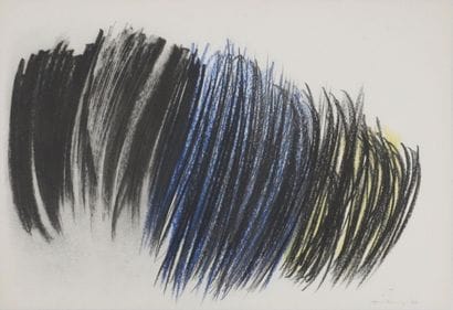 Hans HARTUNG (1904-1989)
Abstraction bleu...