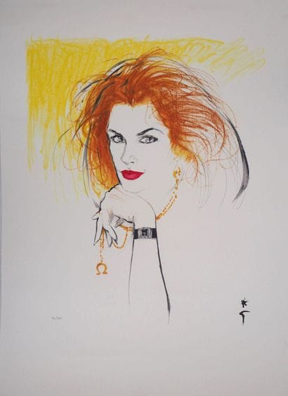 René GRUAU (1909-2004)
Cindy Crawford
Lithographie...