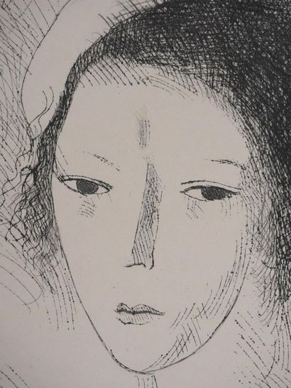 Marie LAURENCIN (1883-1956)
Tête de jeune...