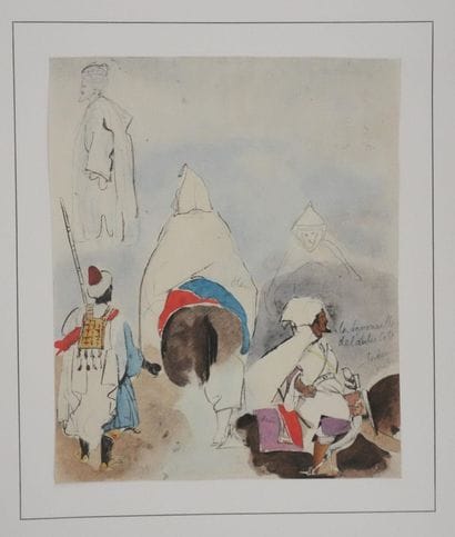 Eugène DELACROIX (1798-1863) (d'après) 
La...