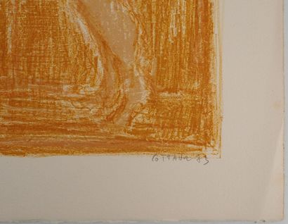 André COTTAVOZ (1922-2012)
Mélodie à la harpe,...