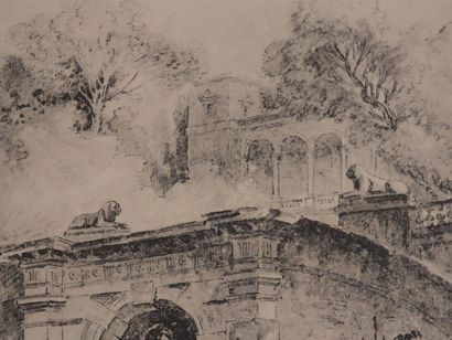 Hubert ROBERT (1733-1808)
Italie, Les grands...
