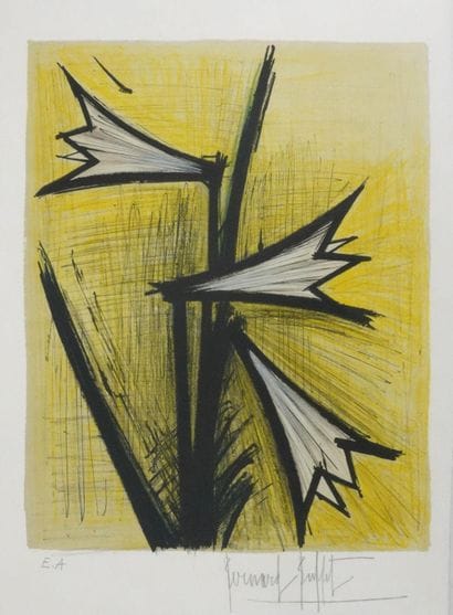 Bernard BUFFET (1928-1999)
Le lys, 1966
Lithographie...
