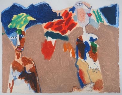 Henri GUIBAL (1947-)
Les amoureux à la montagne
Gravure...