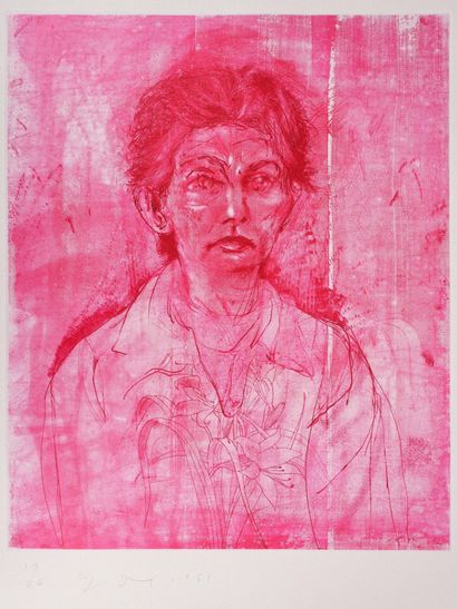 Jim DINE (1935)
Nancy Outside in July XVII...