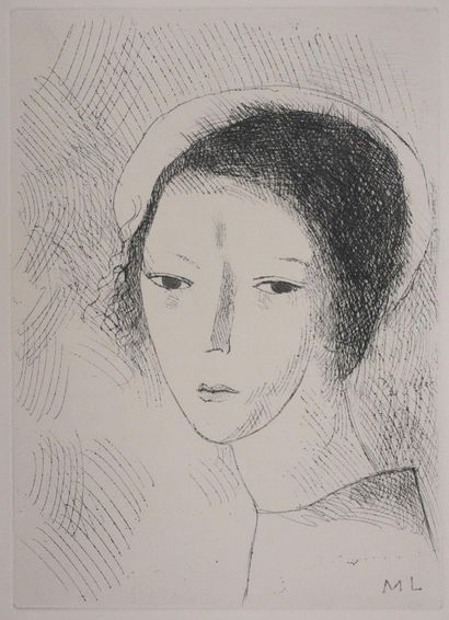 Marie LAURENCIN (1883-1956)
Tête de jeune...