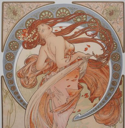 Alphonse MUCHA (1860-1939)
Les Arts, la danse
Lithographie...