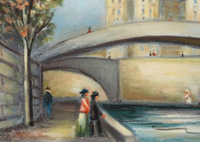Michel PABOIS (1939-)
Paris, Vue sur la Conciergerie...