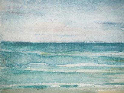 René LEVERD (1872-1938)
Eclaircie sur l'eau
Aquarelle...