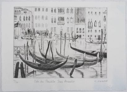 Camille COMBE (1911-2005)
Près du Pontile...