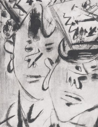 Gen PAUL (1895-1975)
Les conscrits, 1952
Gravure...