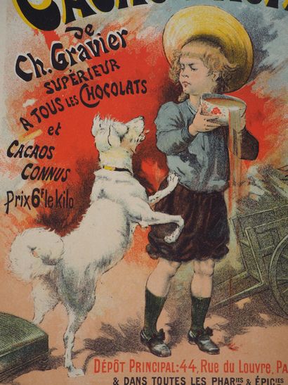 Lucien LEFEVRE (1862-1895)
Cacao Lacté, 1896
Lithographie...