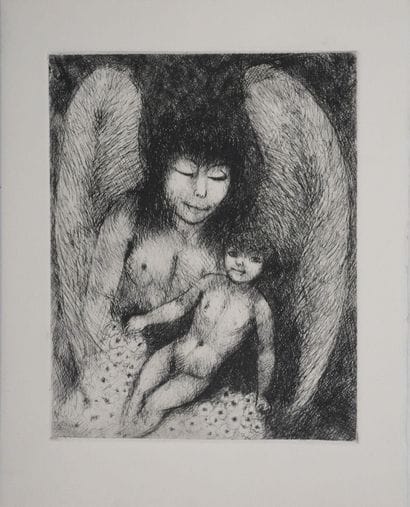 Edouard GOERG (1893-1969)
L'ange et l'enfant
Gravure...
