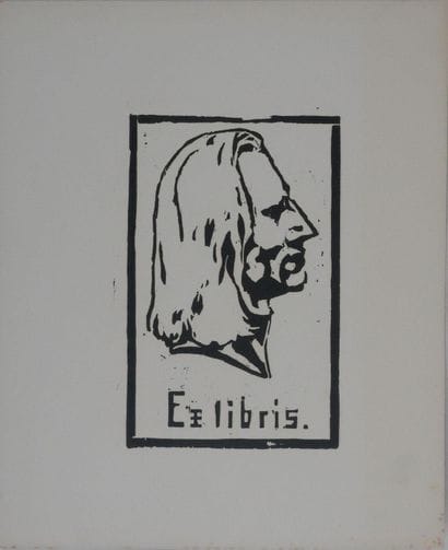 Hans HARTUNG (1905-1989)
Ex-Libris, Portrait...