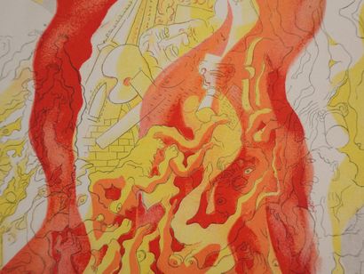 Abraham RATTNER (1893-1978)
Le feu purificateur,...