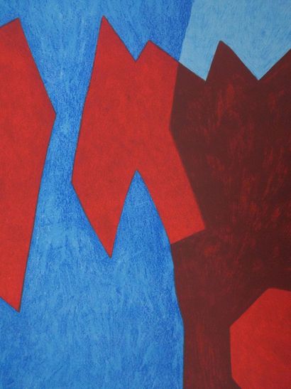 Serge POLIAKOFF (1906-1969)
Composition bleue...