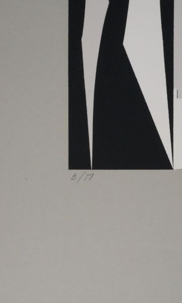 Victor VASARELY (1906-1997)
Forme géométrique...