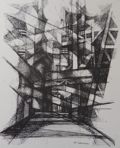 Camille HILAIRE (1916-2004)
La route du fer...