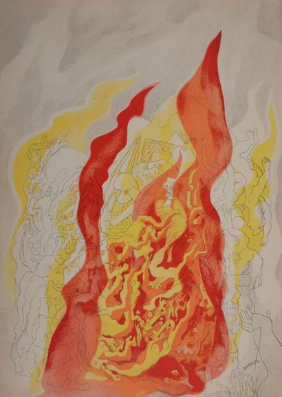 Abraham RATTNER (1893-1978)
Le feu purificateur,...
