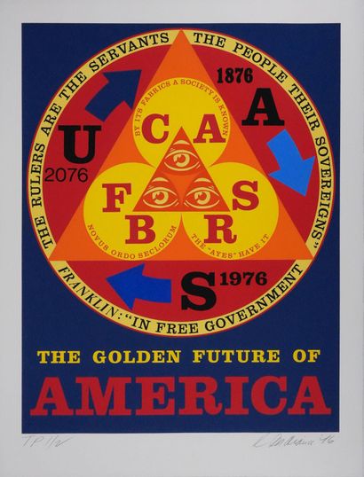 Robert INDIANA (1928-2018)
The Golden Future...