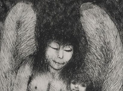 Edouard GOERG (1893-1969)
L'ange et l'enfant
Gravure...