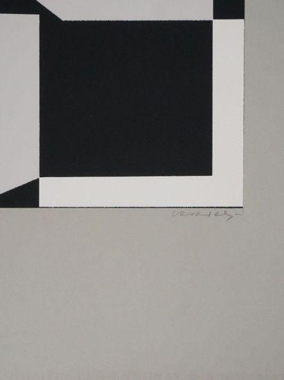 Victor VASARELY (1906-1997)
Forme géométrique...