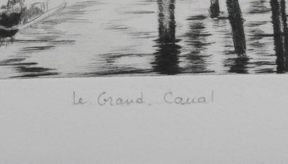 Camille COMBE (1911-2005)
Le Grand Canal...