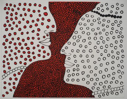 Yayoi KUSAMA (1929-)
Talks about love, 2011
Gravure...