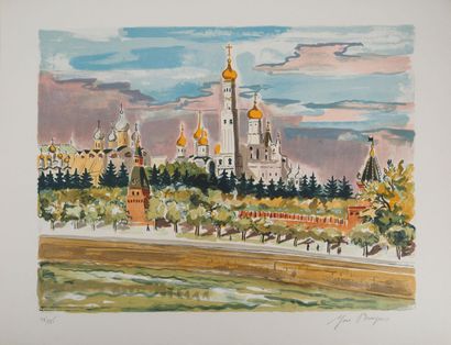 Yves BRAYER (1907-1990)
Monastère orthodoxe
Lithographie...
