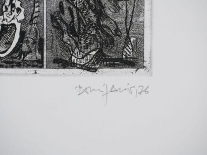 Alfonso BONIFACIO (1933-2011)
Noirceur surréaliste,1976
Gravure...
