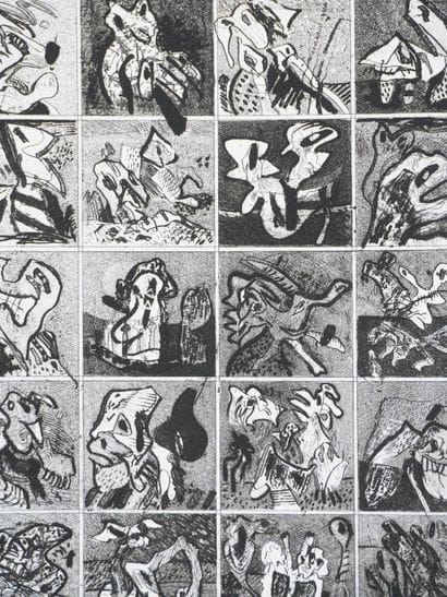 Alfonso BONIFACIO (1933-2011)
Noirceur surréaliste,1976
Gravure...
