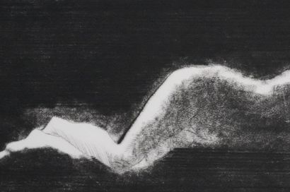 Paul GUIRAMAND (1926-2007)
Nue endormie
Gravure...