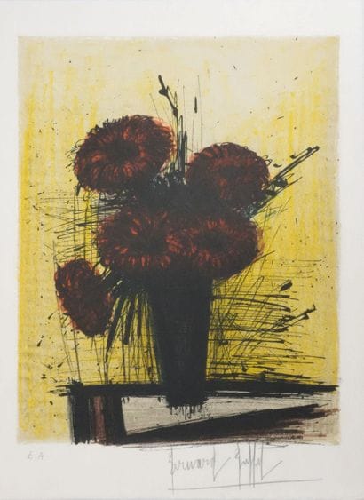Bernard BUFFET (1928-1999)
Les soucis, 1966
Lithographie...