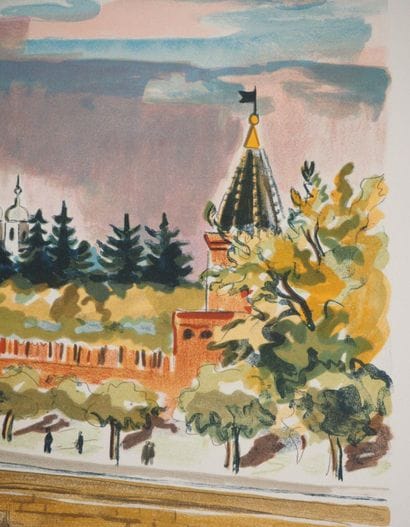 Yves BRAYER (1907-1990)
Monastère orthodoxe
Lithographie...
