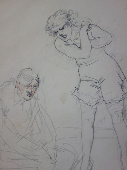 Georges CONRAD (1874-1936)
La femme en colère
Dessin...