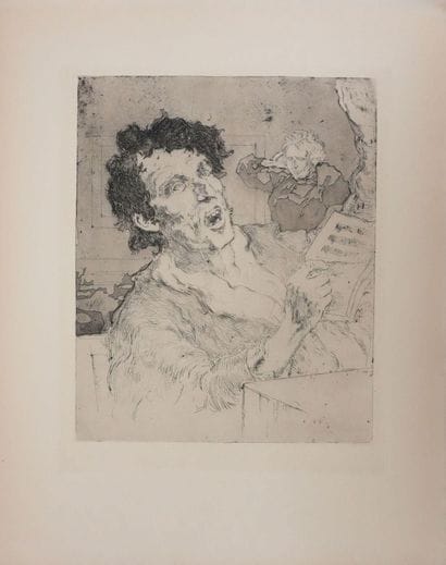 Daniel VIERGE (1851-1904)
Une fausse note,...