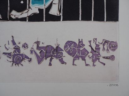 Mordecaï MOREH (1937-)
Comedia dell'Arte
Gravure...