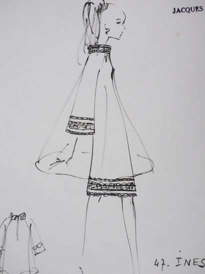 Jacques HEIM (1899-1967)
Silhouette Inès
Dessin...