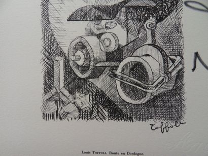Louis TOFFOLI (1907-1999)
Route en Dordogne,...