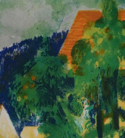 Paul COLLOMB (1921-2010)
Chemin en été
Lithographie...