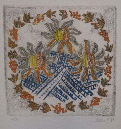 LOUTTRE B (1926–2012)
The Three Suns, 1971
Original...