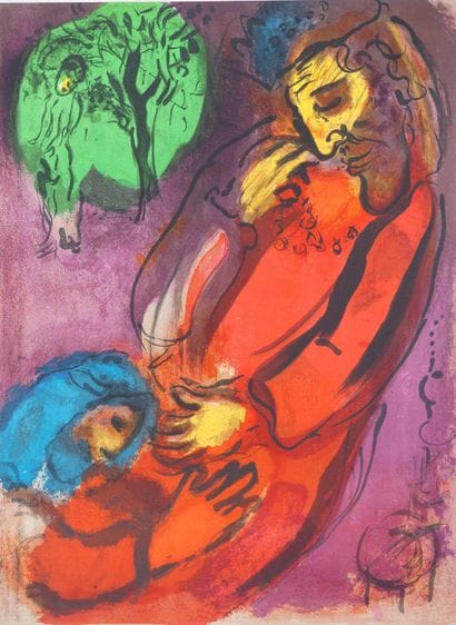 Marc CHAGALL (1887-1985)
Le pardon de David,...