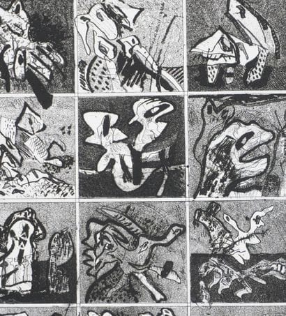 Alfonso BONIFACIO (1933-2011)
Noirceur surréaliste,1976
Gravure...