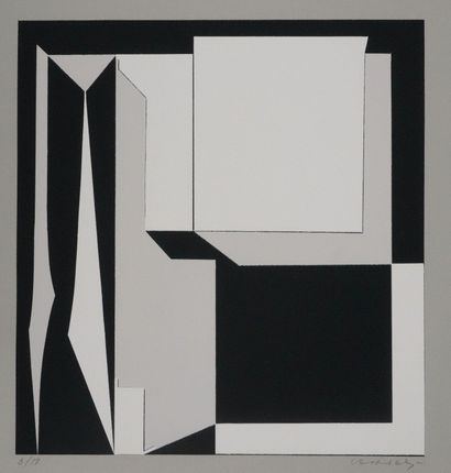 Victor VASARELY (1906-1997)
Forme géométrique...